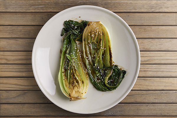 Salteado de Pak Choi (Col Asiática)