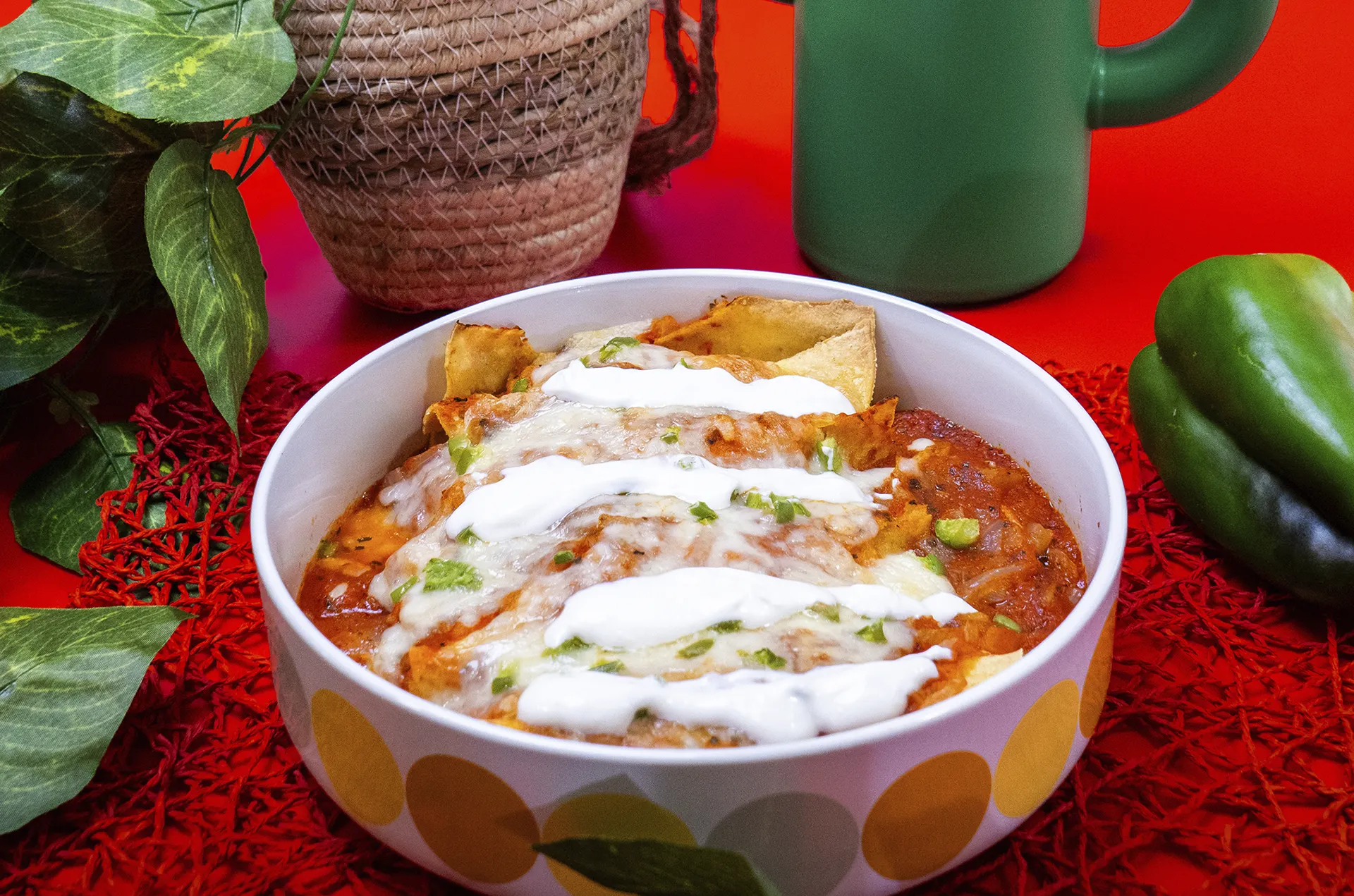 Enchiladas de pollo