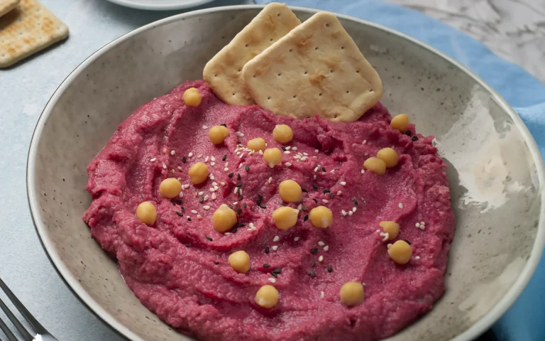 Hummus de remolacha